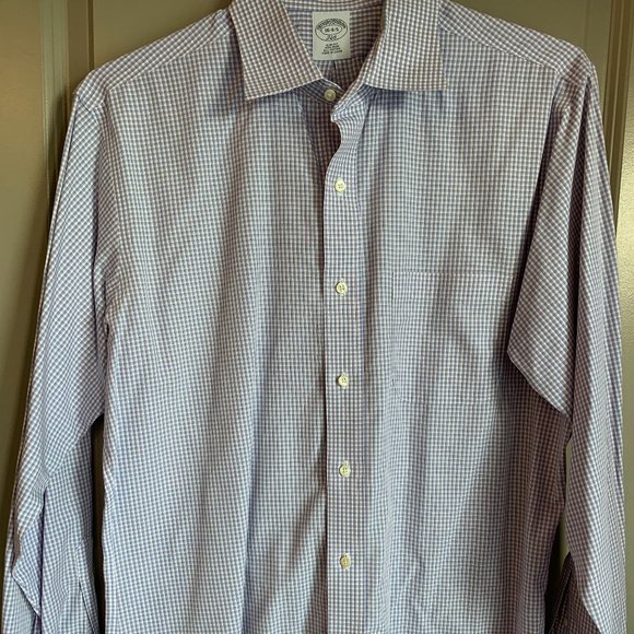 Brooks Brothers Other - Brooks Brothers Blue and Pink Plaid Button Down